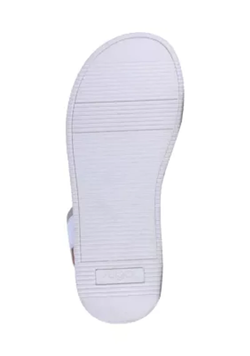 Youth Girls Puff Pastry Stretch Flatform Sandals