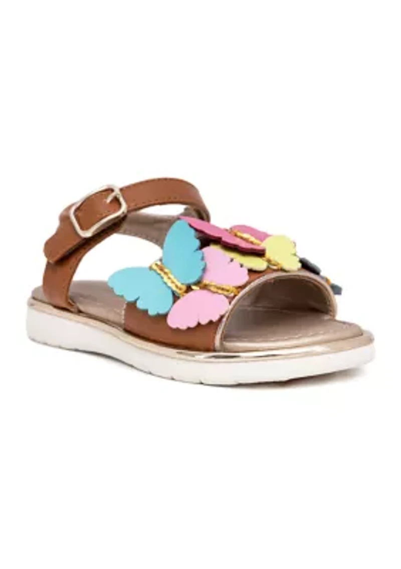 Toddler Girls Tyler Butterfly Appliqué Sandals