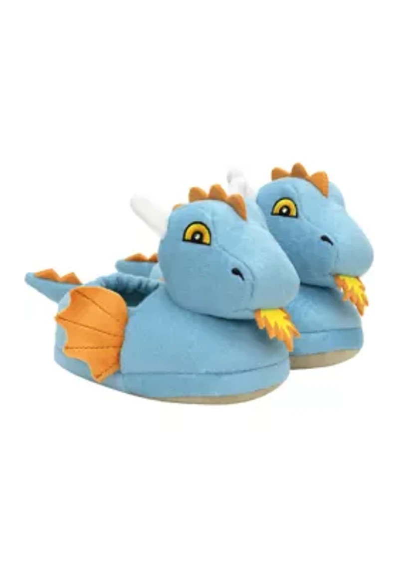 Little Kid Boys Drago Fire Lighted Slippers
