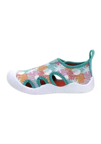 Little Kid Girls Coral Island Water Shoes