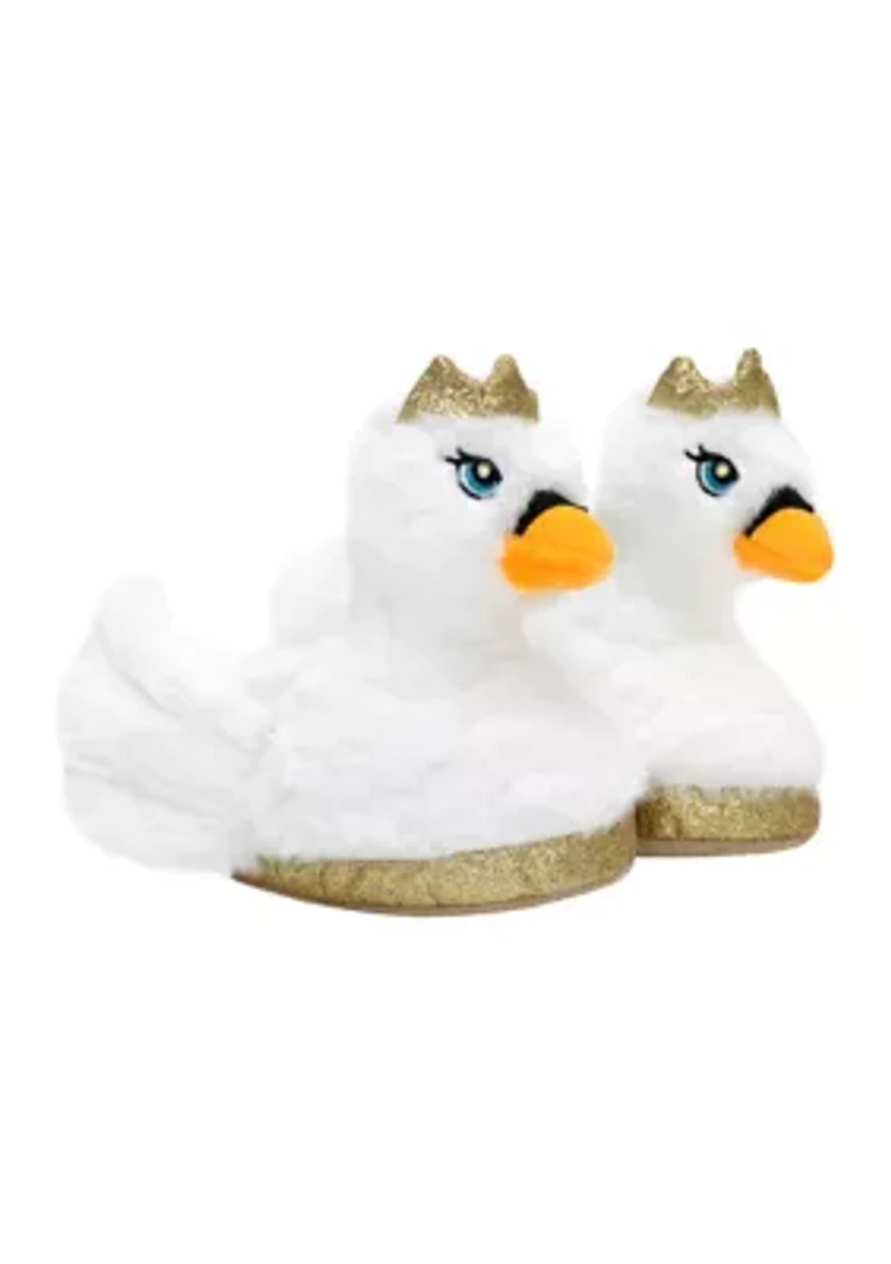 Little Kid Girls Swan Princess Lighted Slippers
