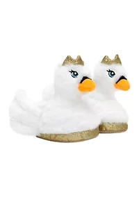 Little Kid Girls Swan Princess Lighted Slippers