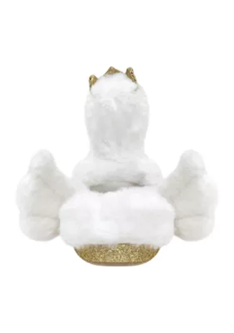 Little Kid Girls Swan Princess Lighted Slippers