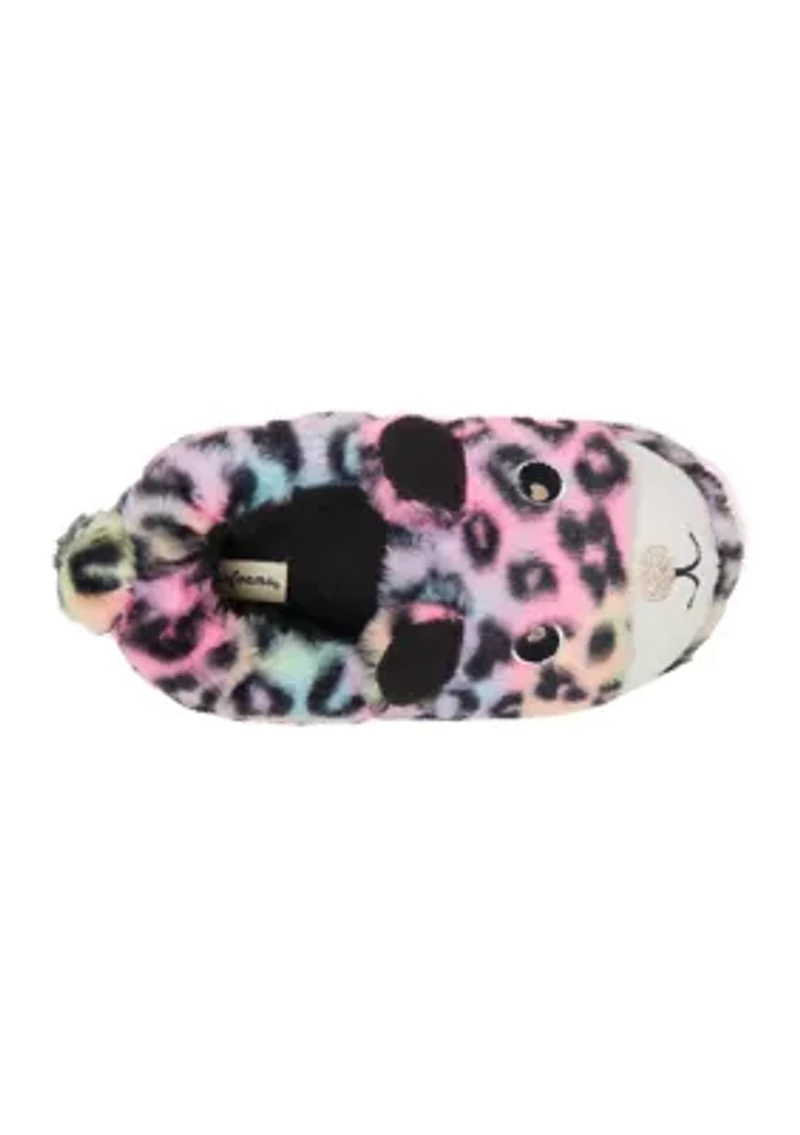 Toddler Girls Kitty Cat Emery Critter Slippers