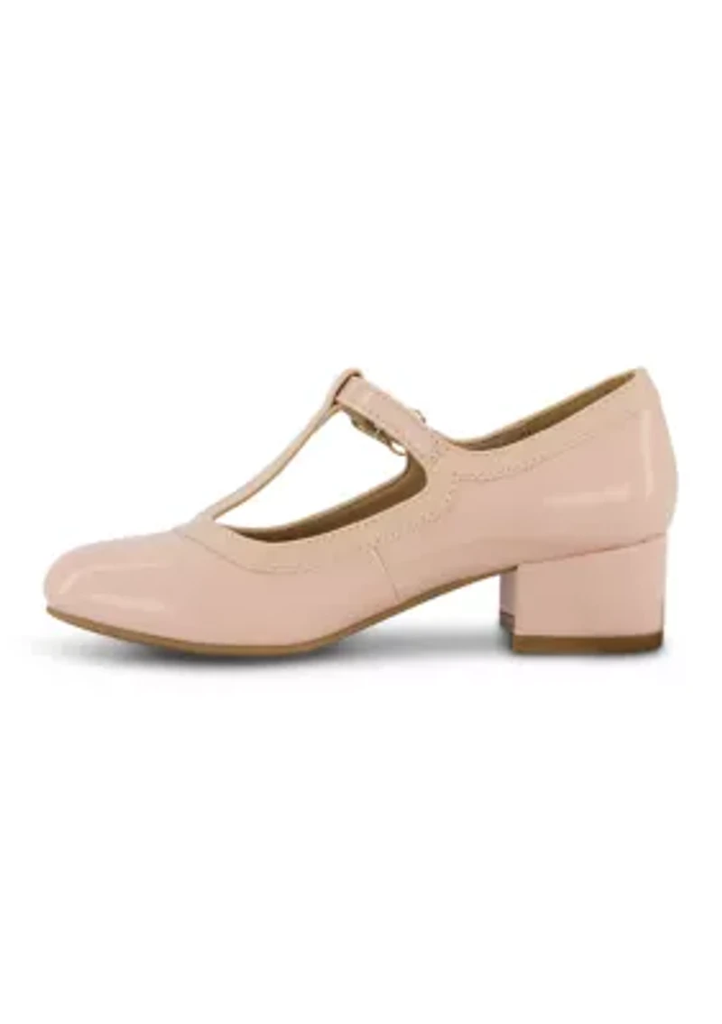 Youth Girls Bianca Kris T Strap Heels