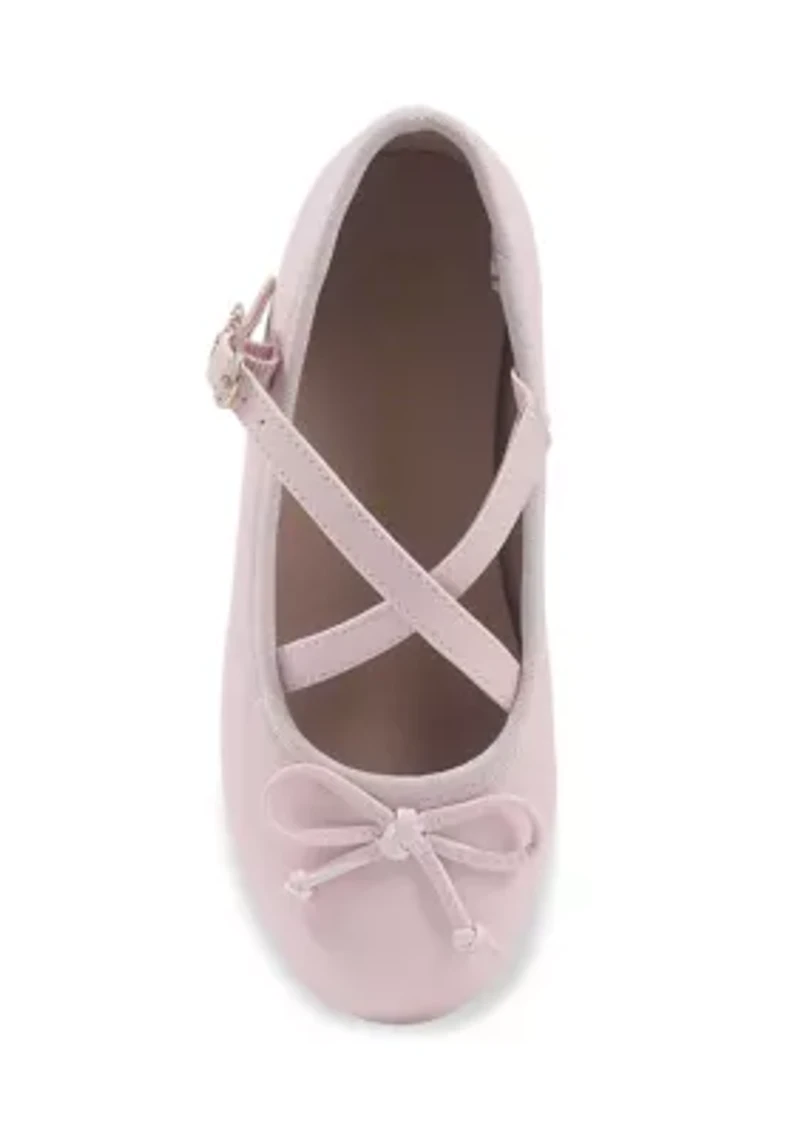 Big Kid Girls Candice Crossover Ballet Flats