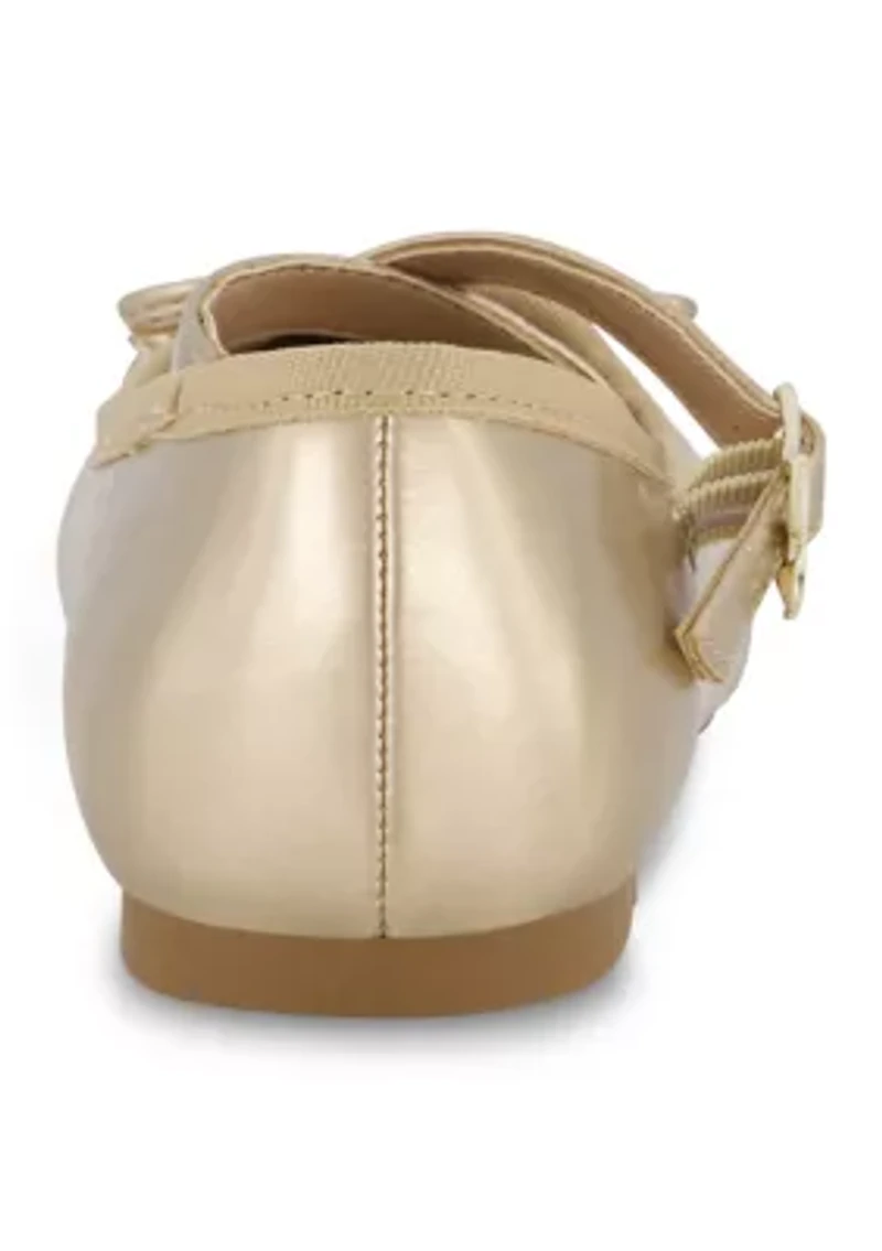 Big Kid Girls Candice Crossover Flats