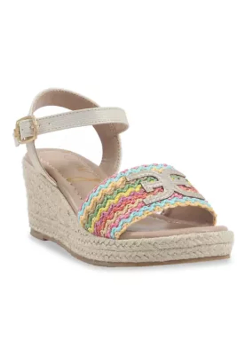Big Kid Girls Lucia Wedge Sandals