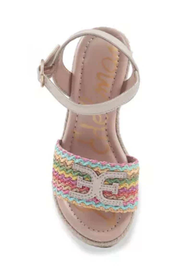 Big Kid Girls Lucia Wedge Sandals