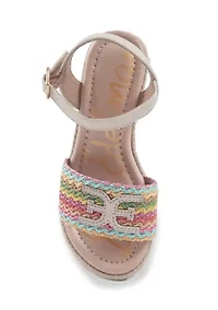 Big Kid Girls Lucia Wedge Sandals