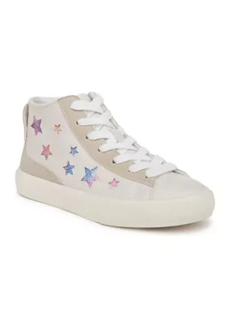 Youth Girls Vesa High Top Star Sneakers