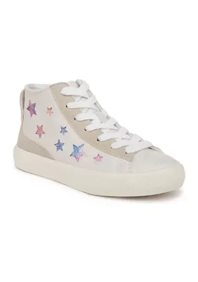 Youth Girls Vesa High Top Star Sneakers