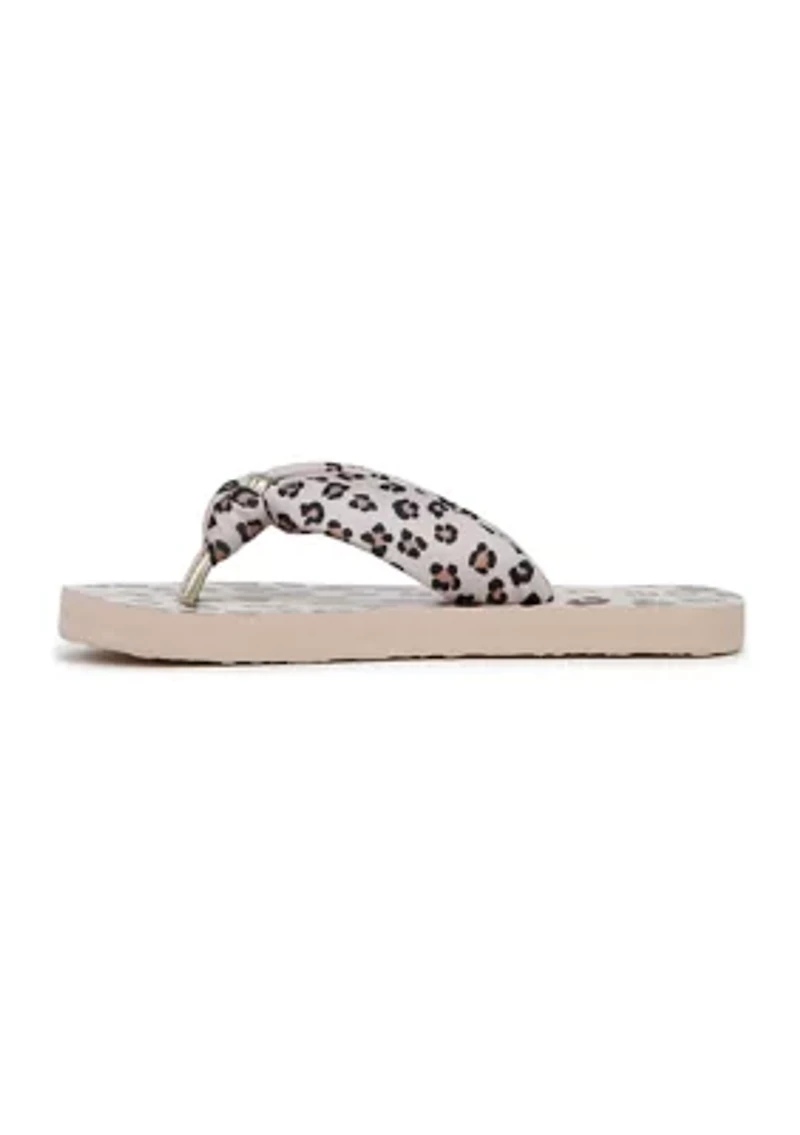 Leopard Riptide Flip Flop Sandals