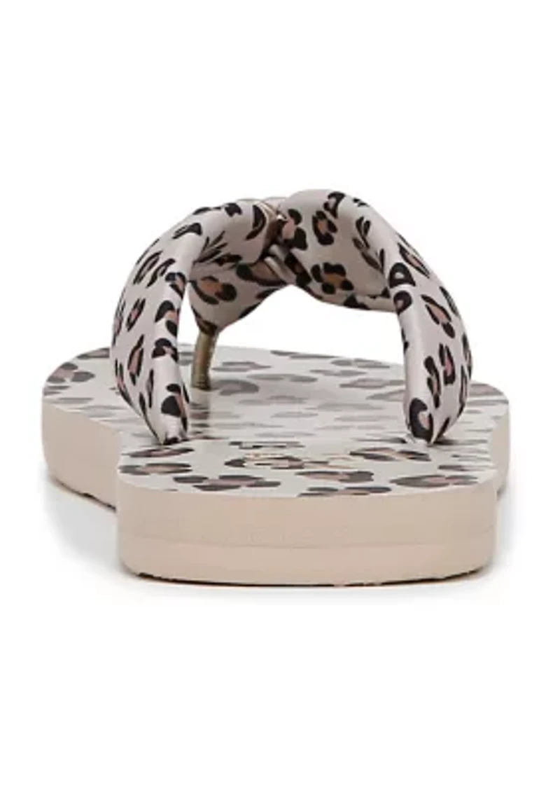 Leopard Riptide Flip Flop Sandals