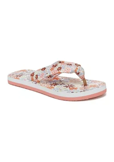 Big Kid Girls Floral Riptide Filp Flop Sandals