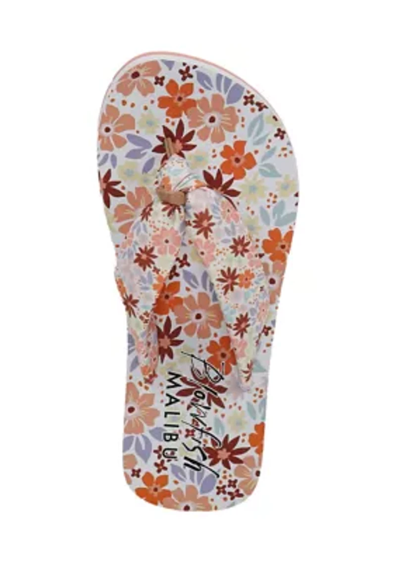 Big Kid Girls Floral Riptide Filp Flop Sandals