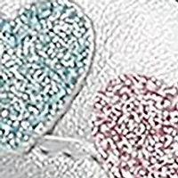 Little Kid Girls Silber Aurora Heart Sneakers