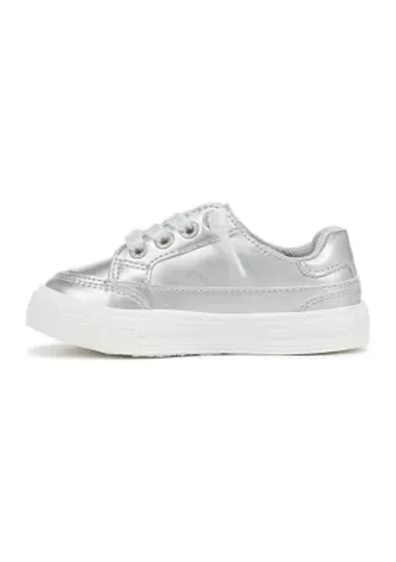 Little Kid Girls Silber Aurora Heart Sneakers