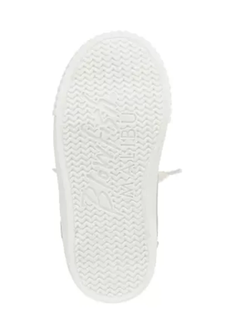 Little Kid Girls Silber Aurora Heart Sneakers