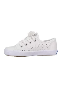 Toddler Girls Kickstart Jr. Perforated Leather Sneakers