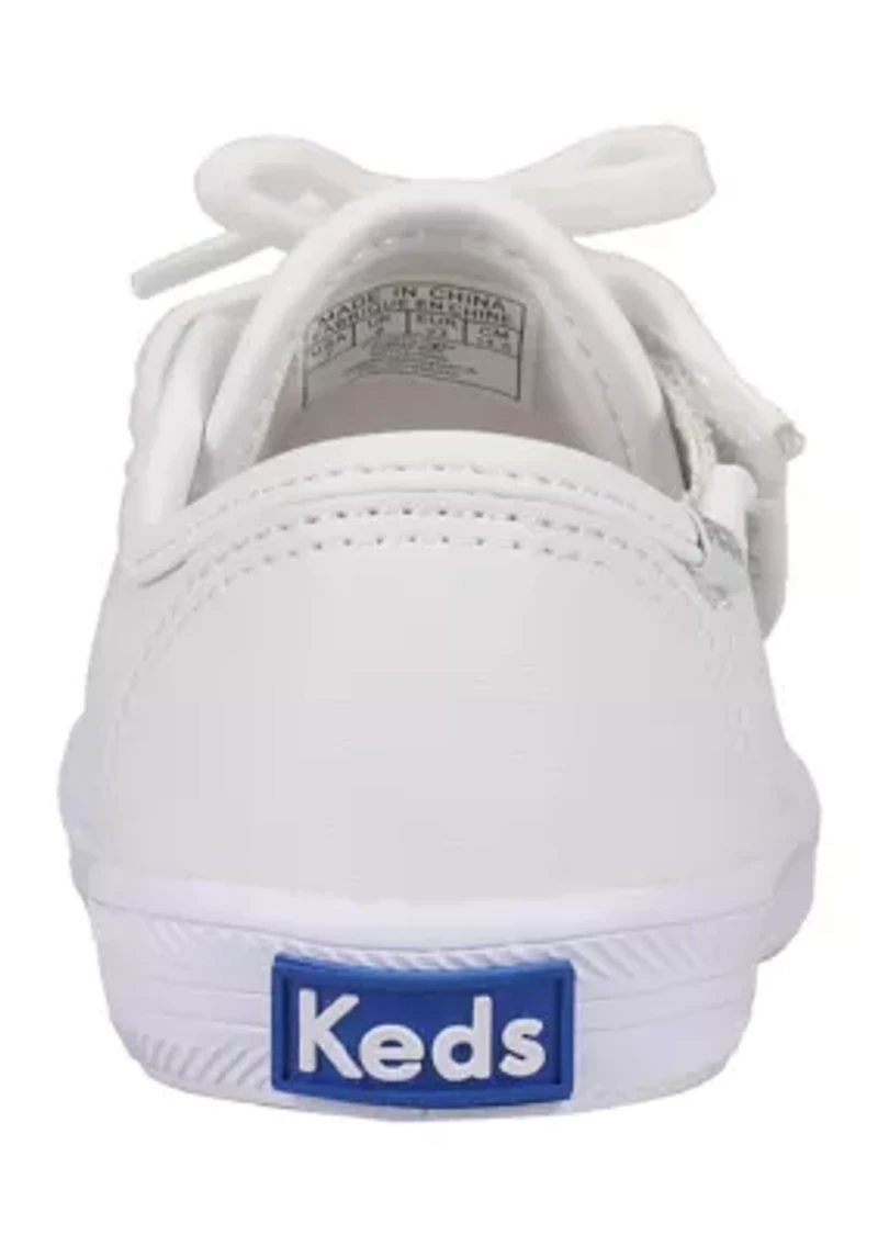 Toddler Girls Kickstart Jr. Perforated Leather Sneakers