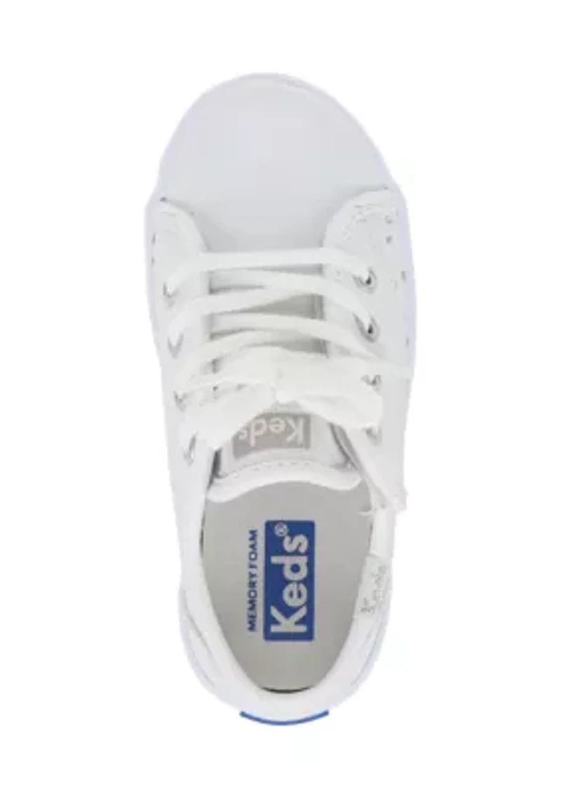 Toddler Girls Kickstart Jr. Perforated Leather Sneakers