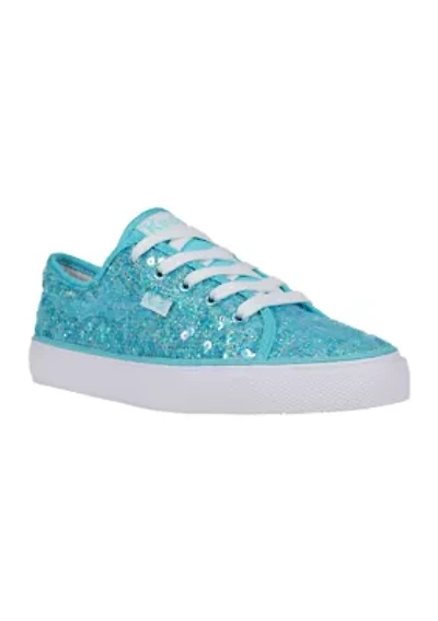 Big Girls Jump Kick Sequins Sneakers