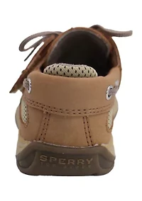 Little Kid Boys Lanyard Memory Foam Insole Boat Shoes