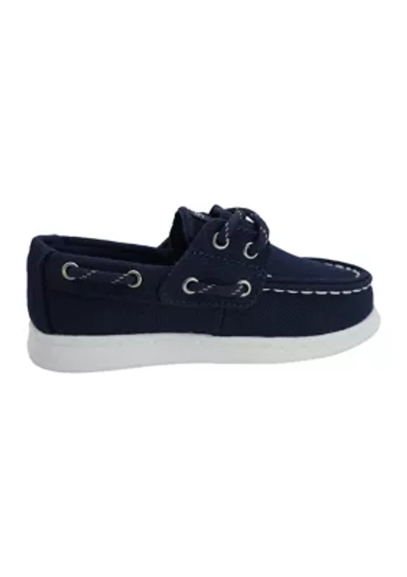 Little Kid Boys Cup II Canvas Boat Shoes