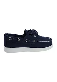 Little Kid Boys Cup II Canvas Boat Shoes