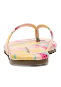 Big Kid Girls Little Fountain Flip Flop Sandals