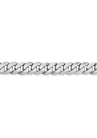 Men's 14K Gold Millimeter Beveled Curb Chain Necklace
