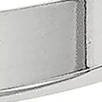 Women's 14K White Gold 2.5 Millimeter Lightweight Half Round Band