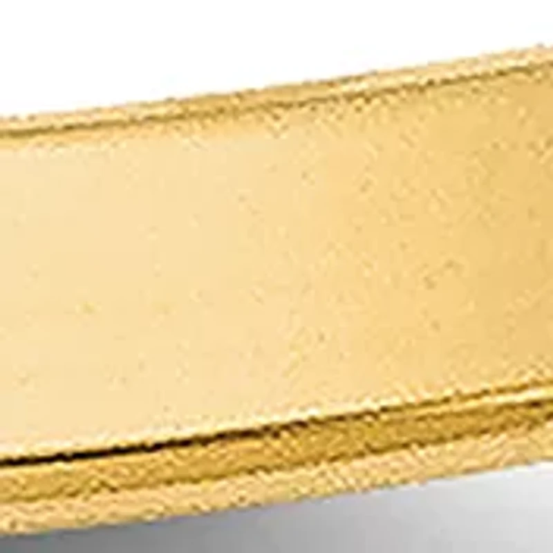 Men's 14K Yellow Gold Millimeter Lightweight Half Round Band