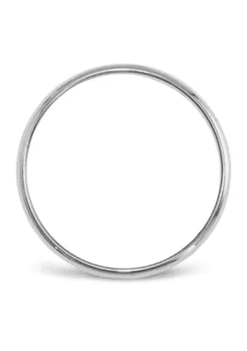Men's 14K Gold Millimeter Lightweight Half Round Band