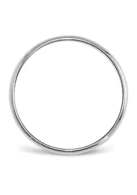 Men's 14K Gold Millimeter Lightweight Half Round Band