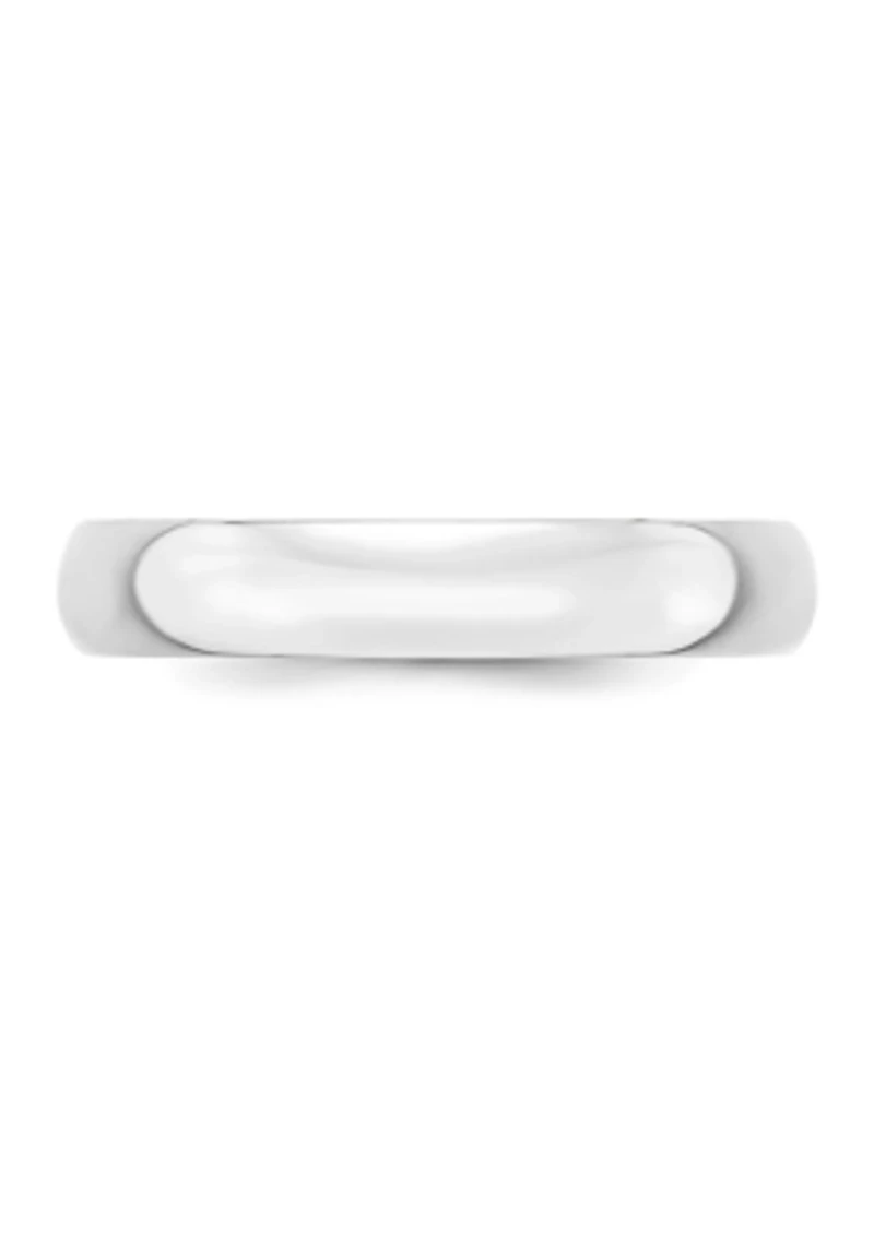 Men's 14K Gold Millimeter Lightweight Half Round Band