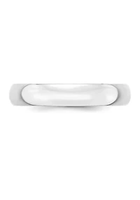 Men's 14K Gold Millimeter Lightweight Half Round Band