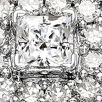 1/ ct. t.w. Diamond Band Ring 14K White Gold
