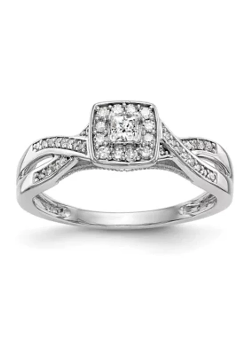 1/ ct. t.w. Diamond Band Ring 14K White Gold