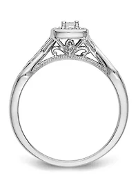 1/ ct. t.w. Diamond Band Ring 14K White Gold