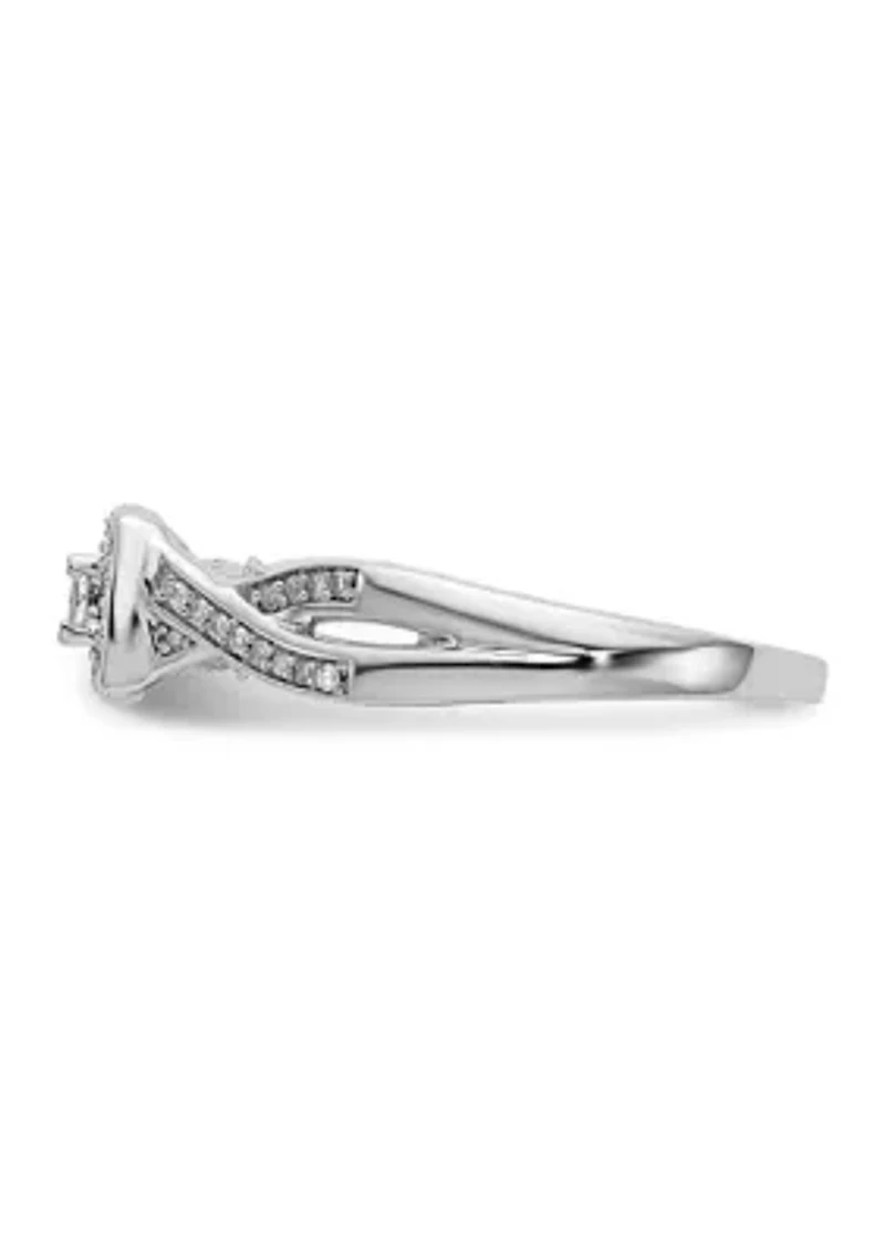 1/ ct. t.w. Diamond Band Ring 14K White Gold