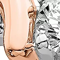 1/5 ct. t.w. Diamond Band Ring 14K White and Rose Gold