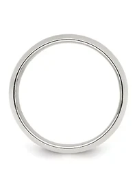 Sterling Silver 9 Millimeter Half-Round Band