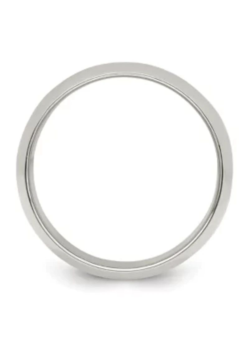 Sterling Silver Half Round Band