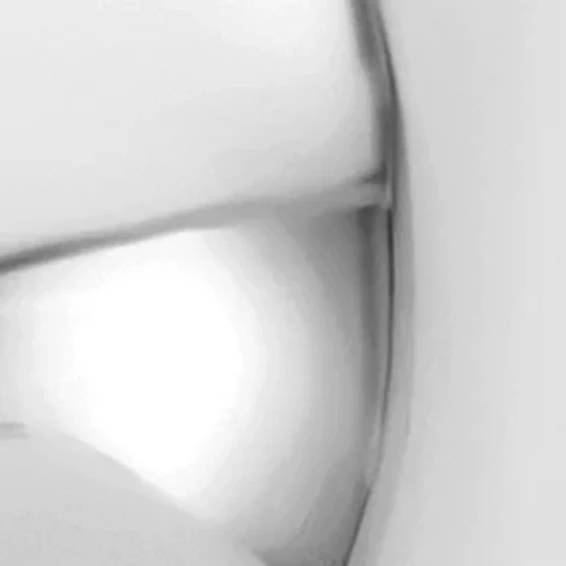 Sterling Silver Rhodium-Plated Half-Round Band