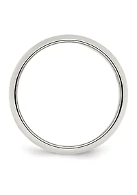 Sterling Silver Half-Round Band