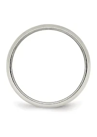 Sterling Silver Half-Round Band