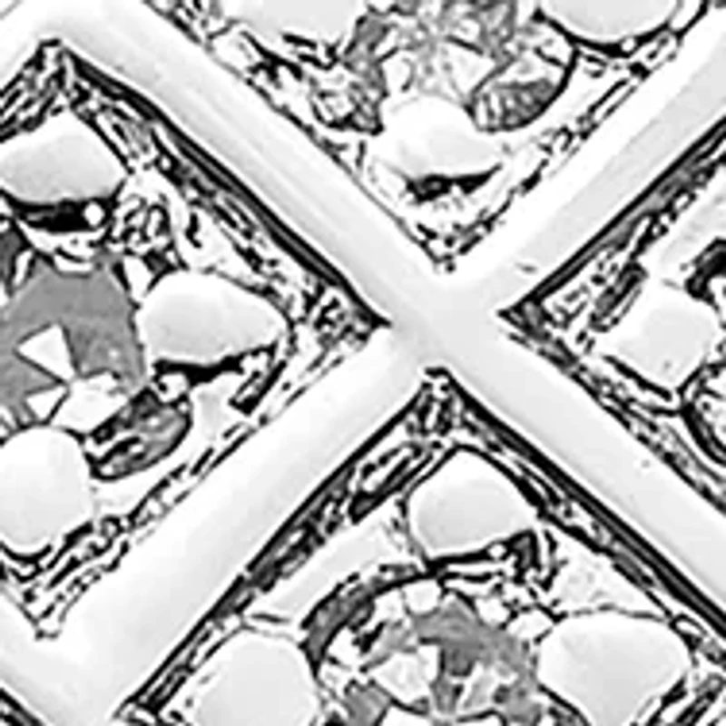 Men's 1/10 ct. t.w. Diamond Ring Rhodium Plated Sterling Silver