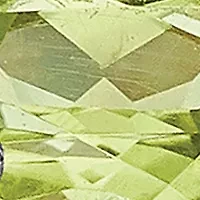 1 ct. t.w. Peridot, Citrine, Garnet and White Topaz Ring Rhodium-Plated Sterling Silver
